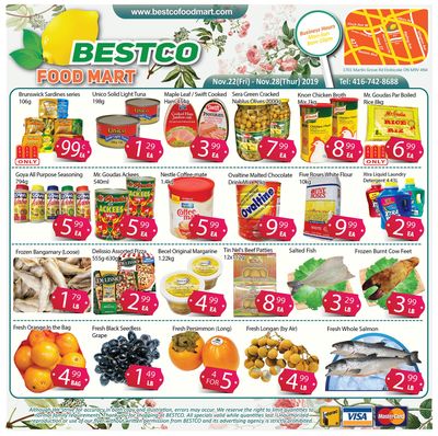 BestCo Food Mart (Etobicoke) Flyer November 22 to 28