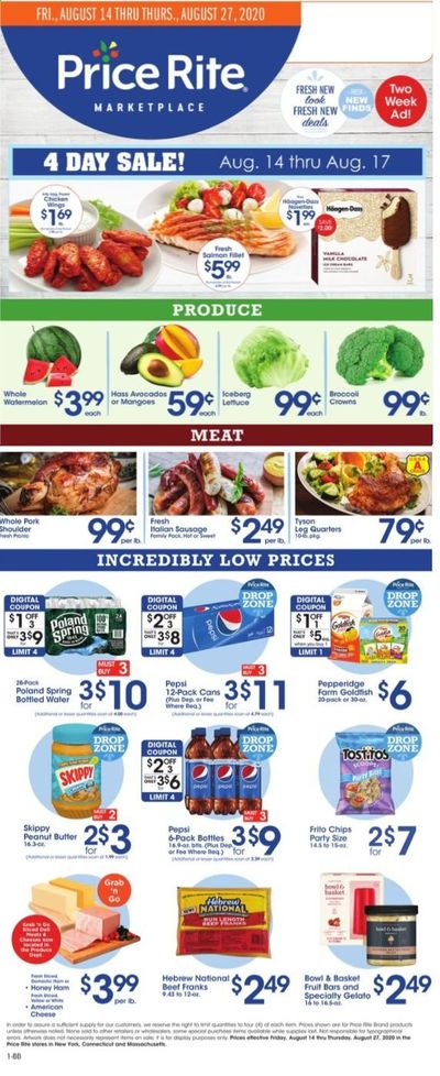Price Rite Weekly Ad August 14 to August 27
