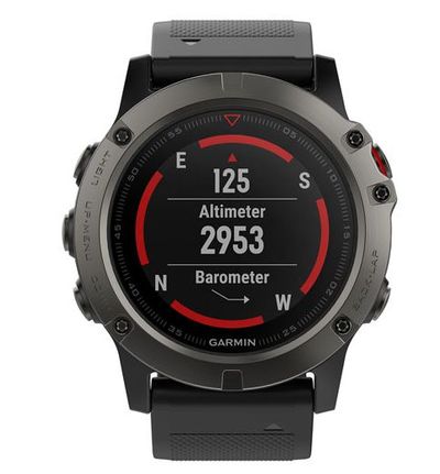 Garmin fenix 5X Sapphire 51mm Multisport GPS Watch with TOPO Canada Preloaded - Large - Slate Grey/Black For $369.99 At Best Buy Canada
