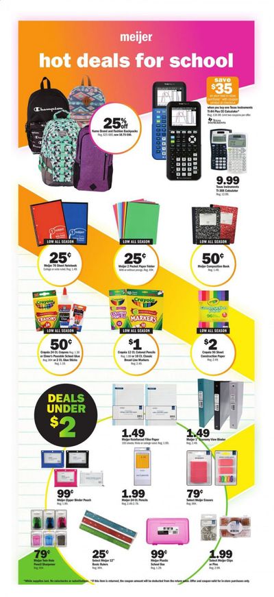 Meijer Weekly Ad August 16 to August 22
