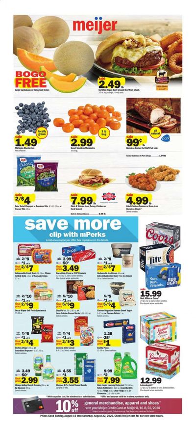 Meijer (MI) Weekly Ad August 16 to August 22