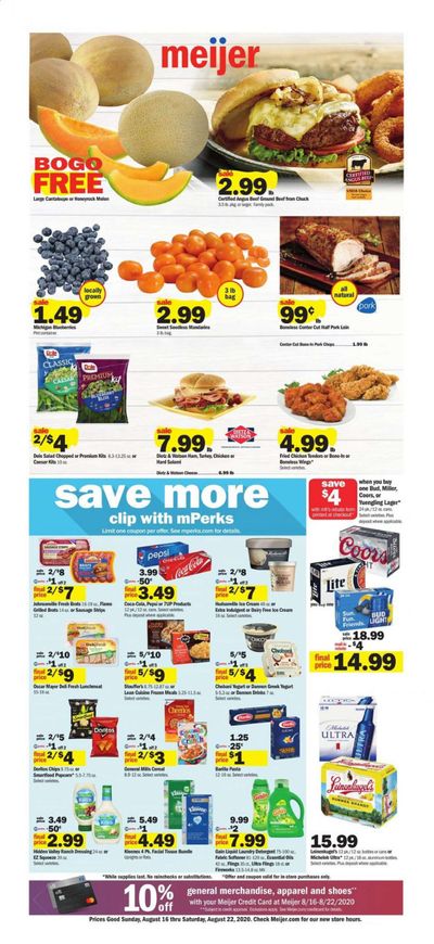 Meijer (OH) Weekly Ad August 16 to August 22