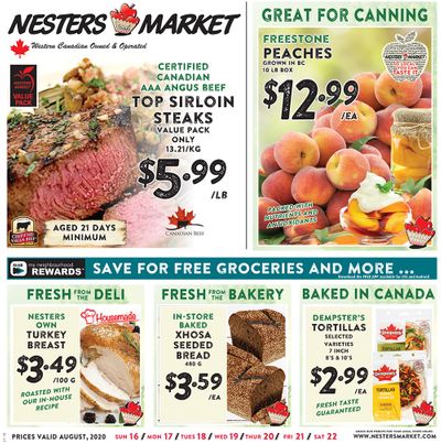 Nesters Market Flyer August 16 to 22