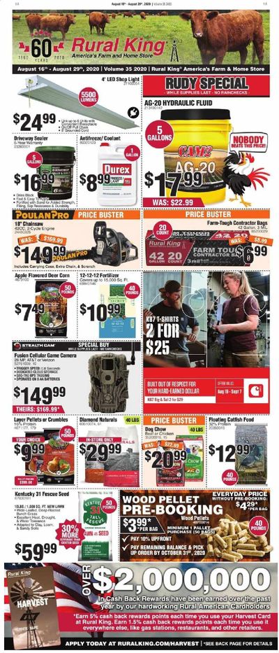Rural King Weekly Ad August 16 to August 29