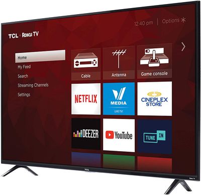 TCL 55S425-CA 4K Ultra HD Smart LED Television (2019), 55" On Sale for $ 399.99 at Amazon Canada TCL 55S425-CA 4K Ultra HD Smart LED Television (2019), 55" On Sale for $ 399.99 at Amazon Canada