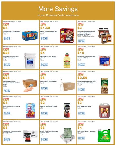 Costco Business Centre (Scarborough, ON) Instant Savings Flyer August 17 to 30