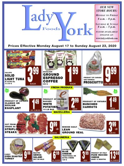 Lady York Foods Flyer August 17 to 23