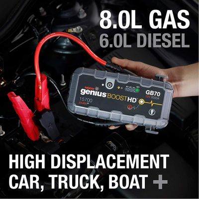 Noco Boost HD GB70 2000 Amp 12V UltraSafe Lithium Jump Starter on Sale for $ 199.99 (Save $ 85.11) at Amazon Canada