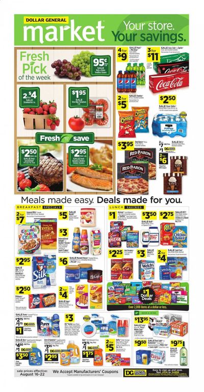 Dollar General (VA) Weekly Ad August 16 to August 22