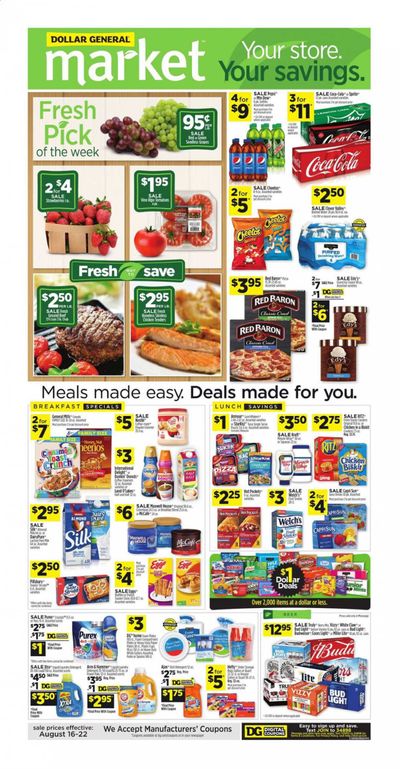 Dollar General (MS) Weekly Ad August 16 to August 22