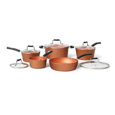 Heritage The Rock Copper Essentials Non-Stick Cookset, 10-pc On Sale for $119.99 (Save $380) at Canadian Tire Canada