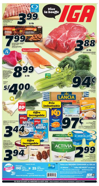 IGA (QC) Flyer August 20 to 26