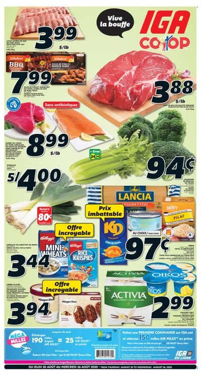 IGA (NB) Flyer August 20 to 26