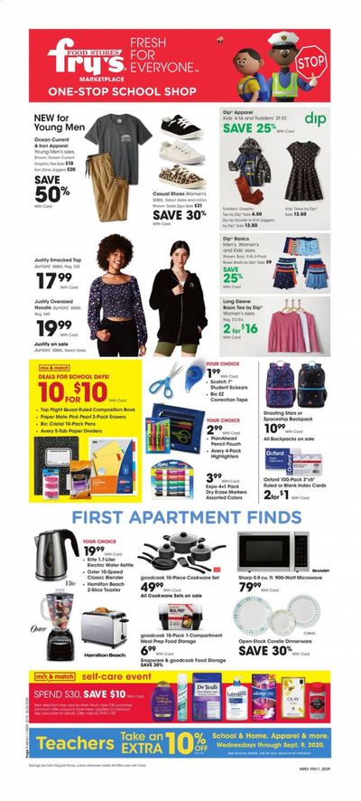 Fry’s (AZ) Weekly Ad August 19 to August 25