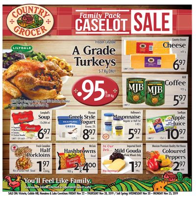 Country Grocer Flyer November 22 to 28