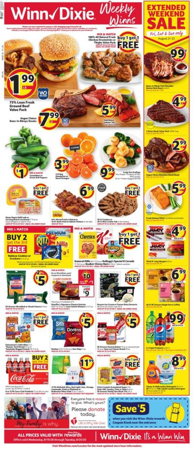 Winn Dixie (AL) Weekly Ad August 19 to August 25