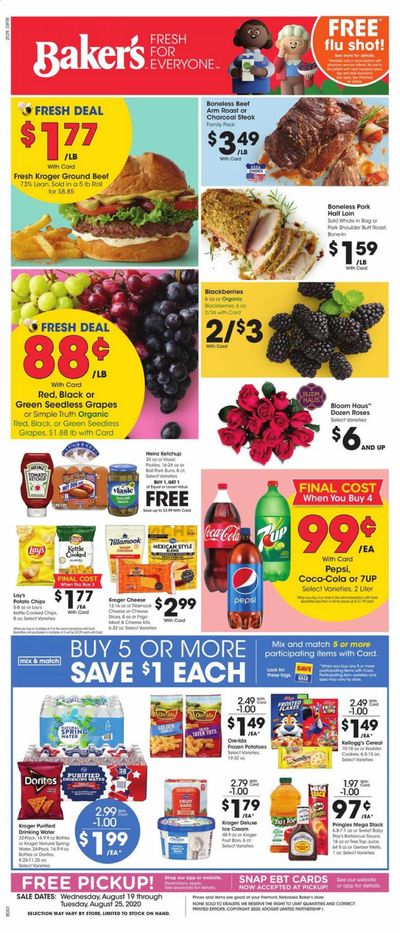 Baker's Weekly Ad August 19 to August 25