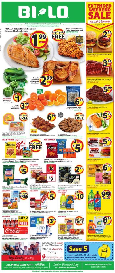 BI-LO (GA) Weekly Ad August 19 to August 25