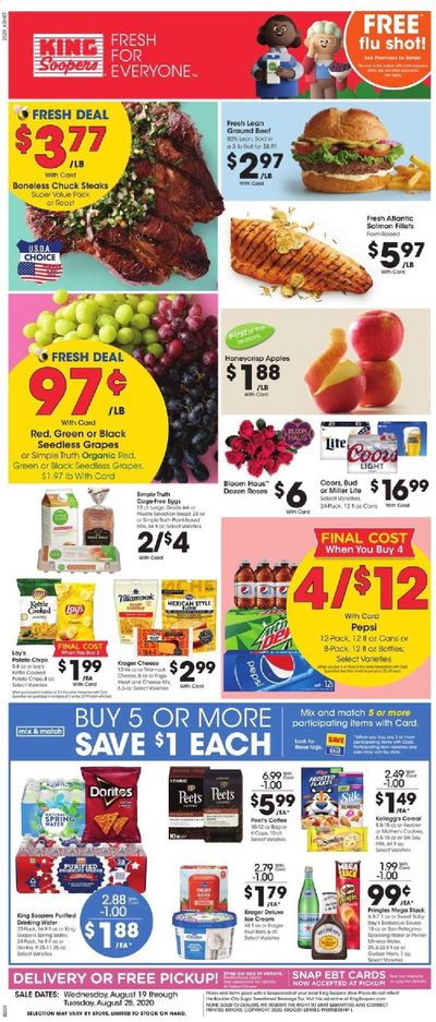 King Soopers Weekly Ad August 19 to August 25