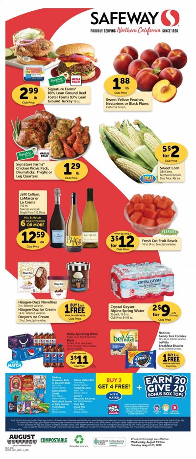 Safeway Weekly Ad August 19 to August 25