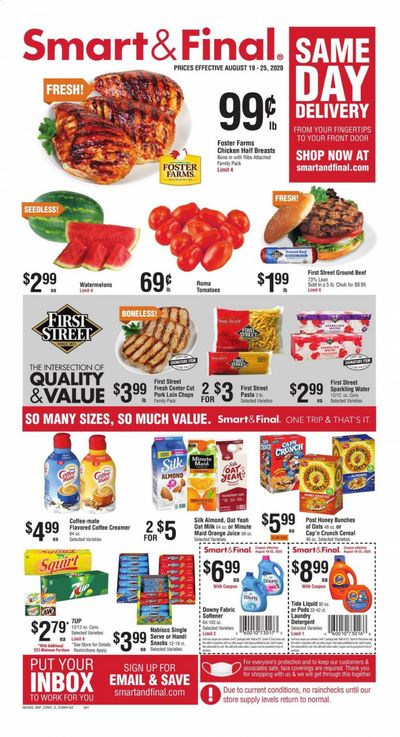 Smart & Final Weekly Ad August 19 to August 25