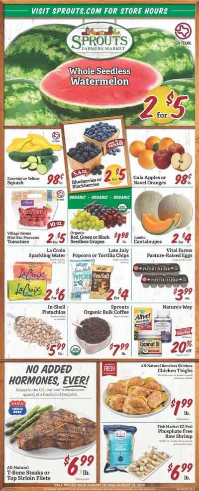 Sprouts Weekly Ad August 19 to August 25