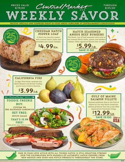Central Market Weekly Ad August 19 to August 25