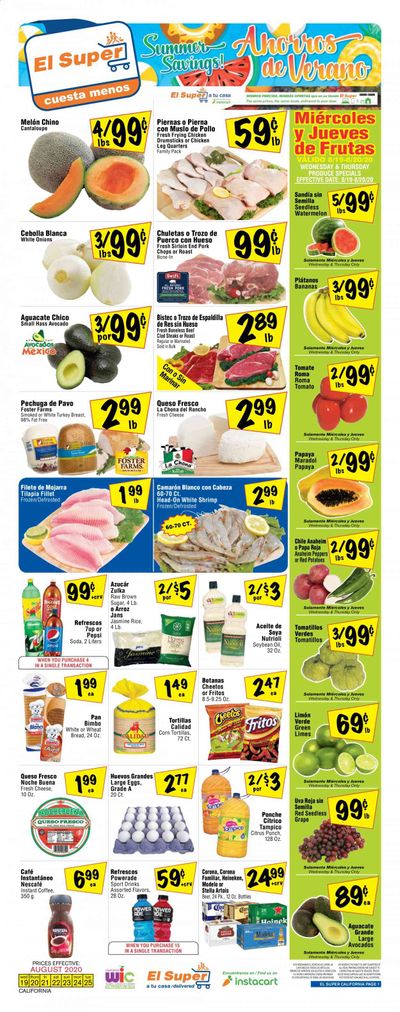 El Super Weekly Ad August 19 to August 25