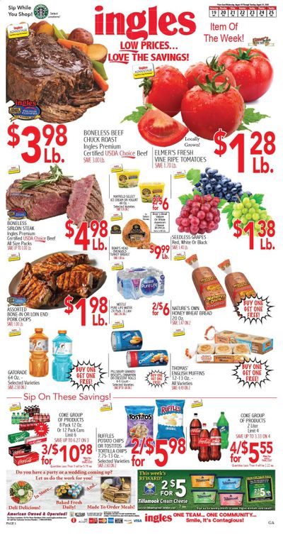 Ingles Weekly Ad August 19 to August 25