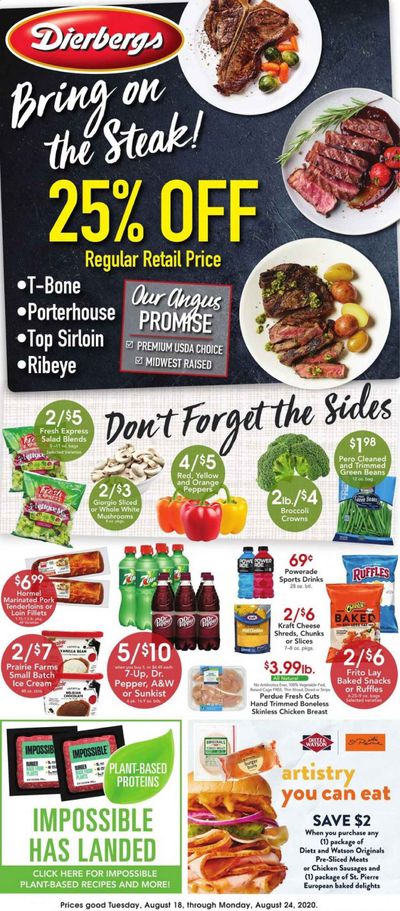 Dierbergs (IL, MO) Weekly Ad August 18 to August 24