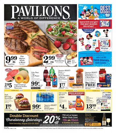 Pavilions Weekly Ad August 19 to August 25
