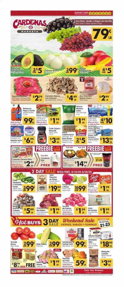 Cardenas Weekly Ad August 19 to August 25