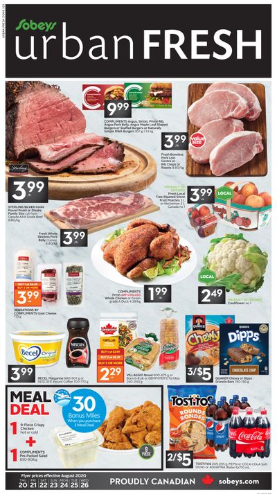 Sobeys Urban Fresh Flyer August 20 to 26 Sobeys Urban Fresh Flyer August 20 to 26