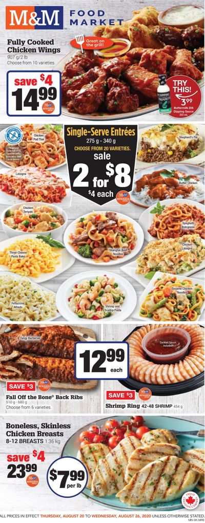 M&M Food Market (SK, MB, NS, NB) Flyer August 20 to 26