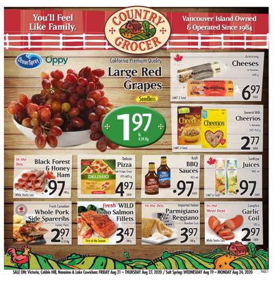 Country Grocer (Salt Spring) Flyer August 19 to 24