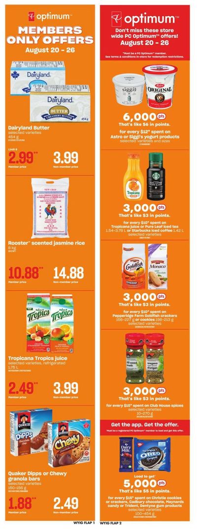 Loblaws City Market (West) Flyer August 20 to 26