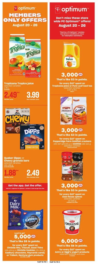 Independent Grocer (Atlantic) Flyer August 20 to 26