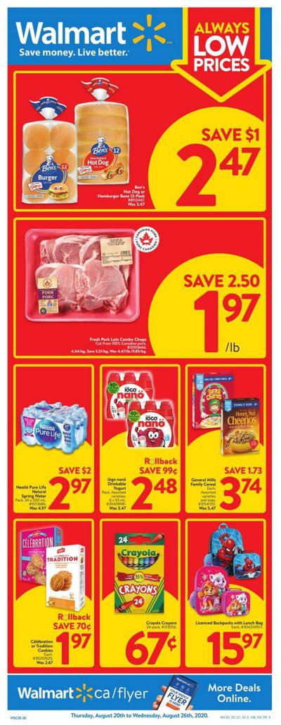 Walmart (Atlantic) Flyer August 20 to 26