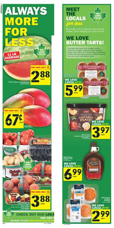 Food Basics (Rest of ON) Flyer August 20 to 26