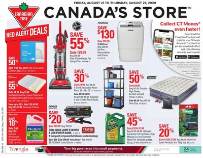 Canadian Tire (ON) Flyer August 21 to 27 Canadian Tire (ON) Flyer August 21 to 27