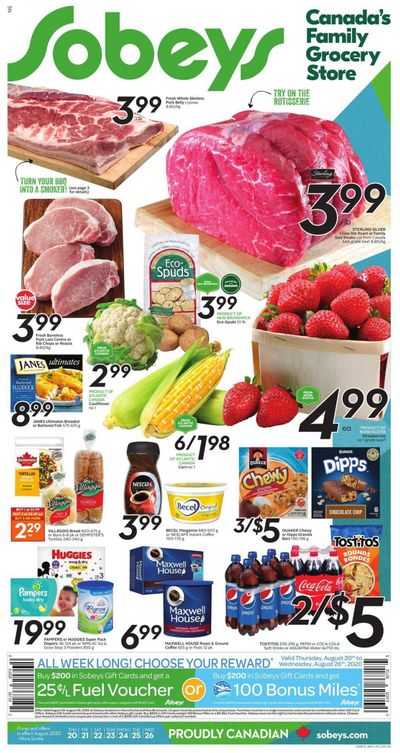 Sobeys (Atlantic) Flyer August 20 to 26