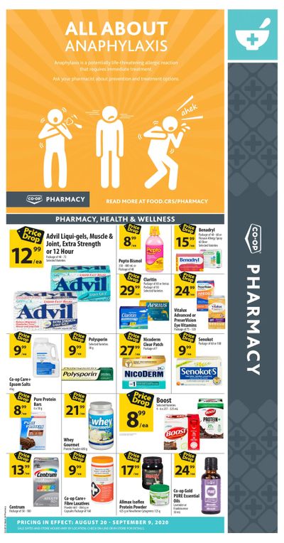 Co-op (West) Pharmacy Flyer August 20 to September 9