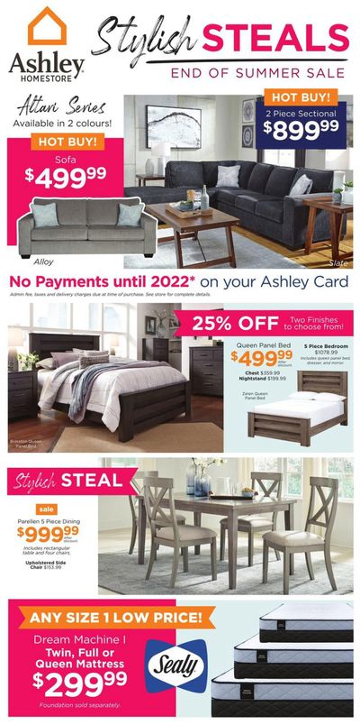 Ashley HomeStore (West) Flyer August 18 to 27