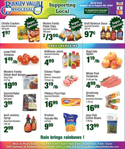 Bulkley Valley Wholesale Flyer August 19 to 25