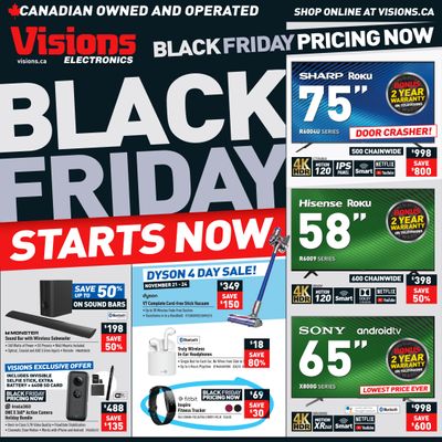 Visions Electronics Flyer November 22 to 28