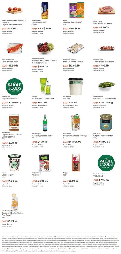 Whole Foods Market (West) Flyer August 19 to 25