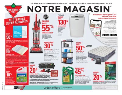 Canadian Tire (QC) Flyer August 20 to 26