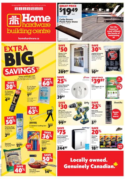 Home Hardware Building Centre (BC) Flyer August 20 to 26