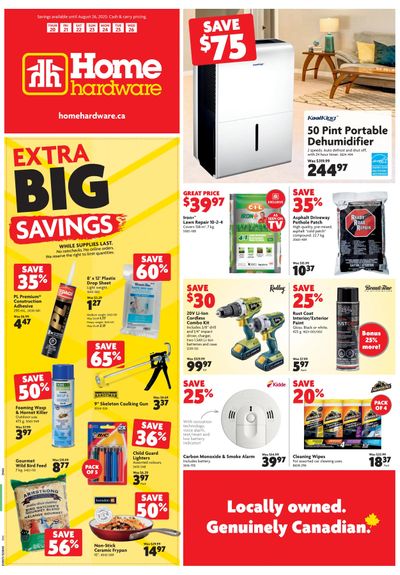 Home Hardware (ON) Flyer August 20 to 26