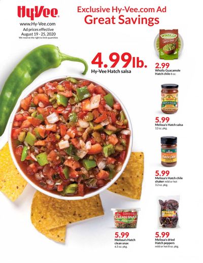 Hy-Vee (IA, IL, KS, MN, MO, NE, SD, WI) Weekly Ad August 19 to August 25